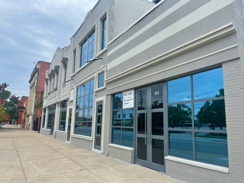 side view of building